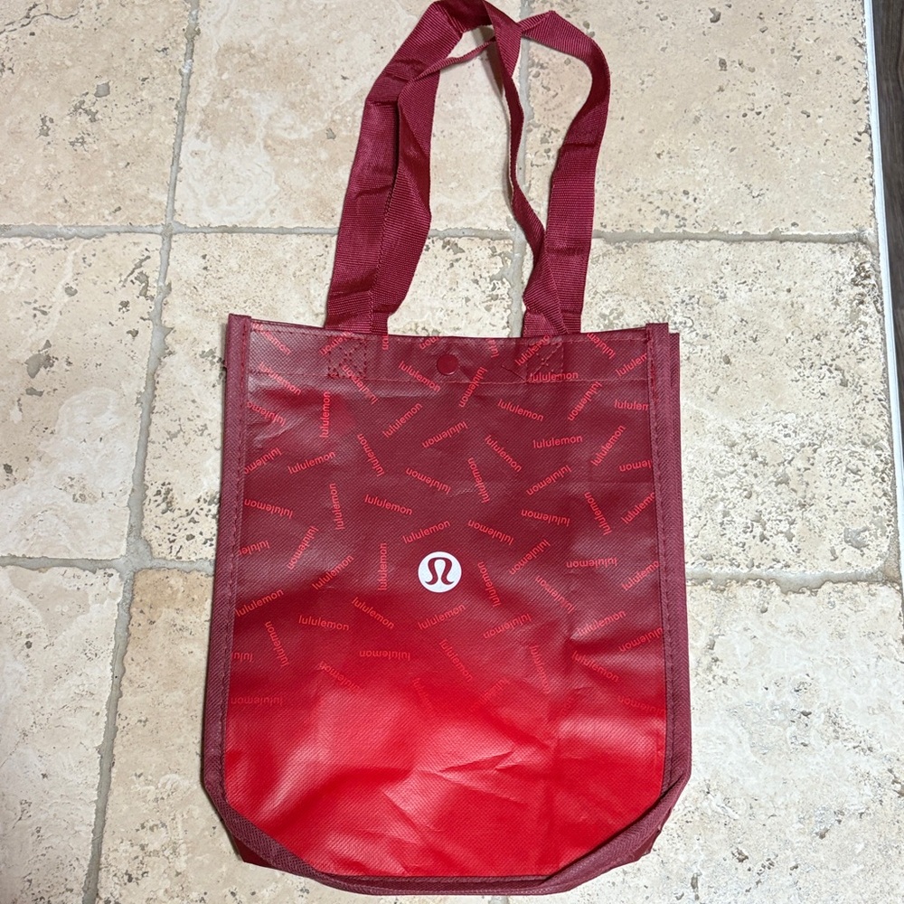 Lululemon Athletica Red Tote Bag